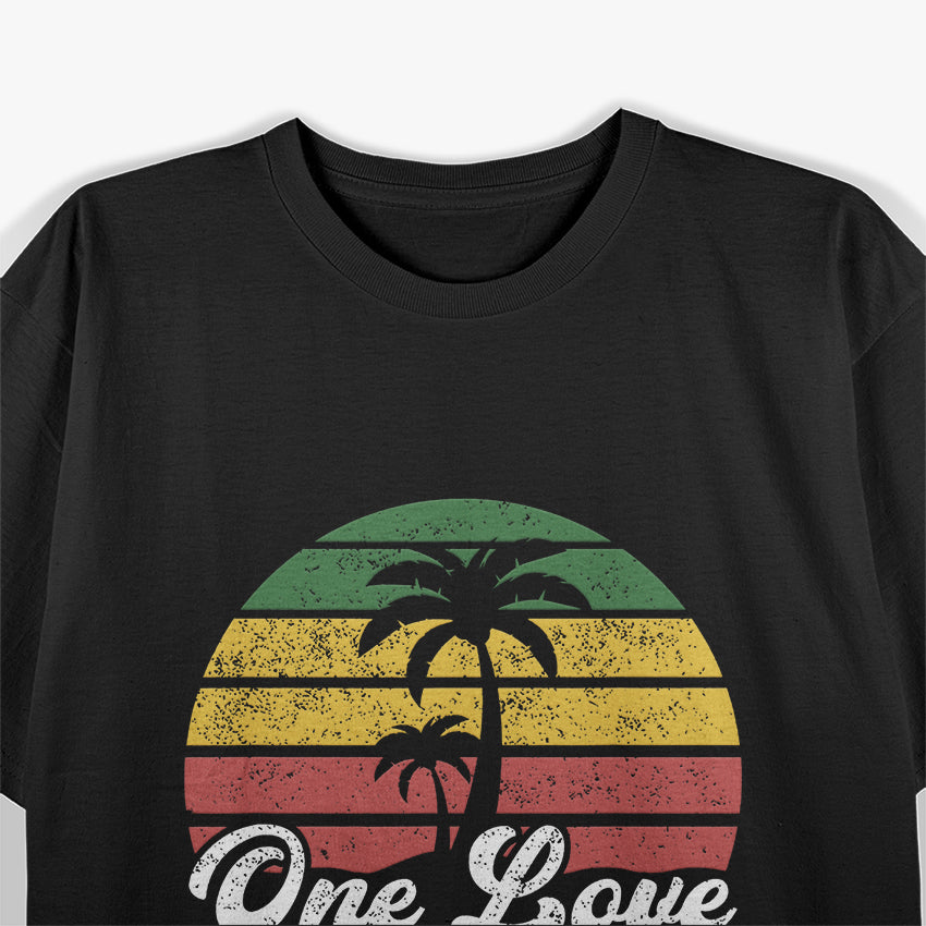 Jamaica One Love Reggae, Caribbean Music, and the Spirit of Rasta T-Shirt