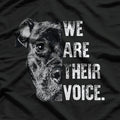 Love Pit Bull / We Are Their Voice T-Shirt