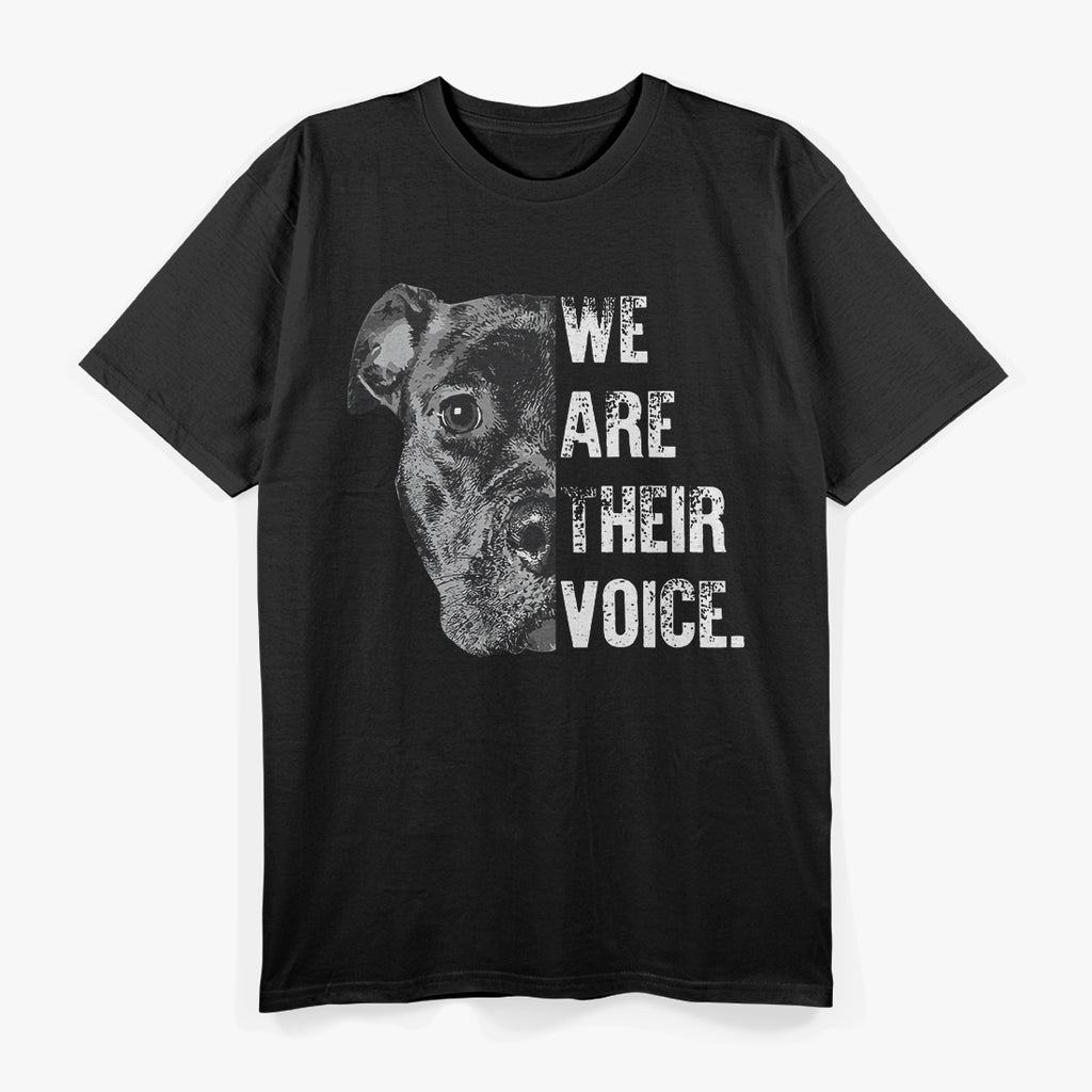 Love Pit Bull / We Are Their Voice T-Shirt
