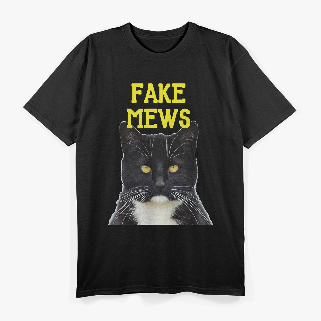 Fake News Mews Parody Meme Cat Lover Trump T-Shirt