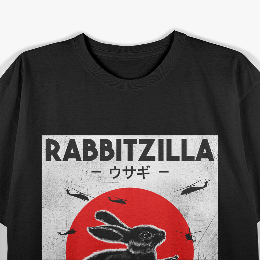 Rabbit Bunny Rabbit Rabbitzilla T-Shirt