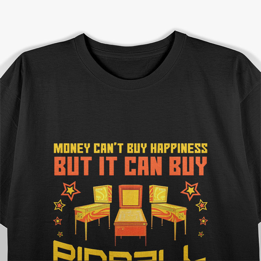 Pinball Machines Funny Vintage Arcade Game Lover Gift T-Shirt