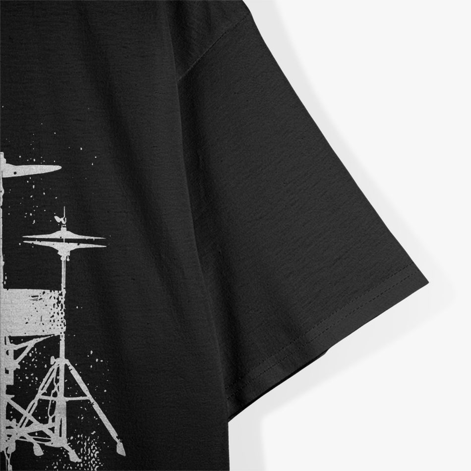 Kitten Kitty Cat Drummer Playing Drums T-Shirt