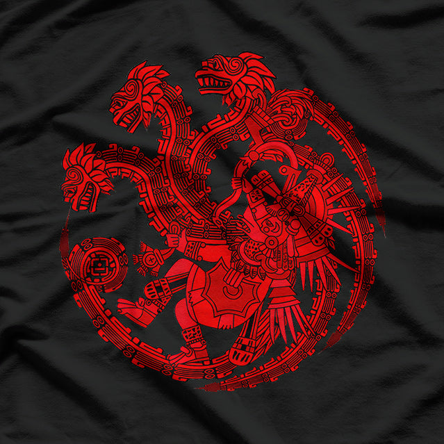 Quetzalcoatl The Feathered Serpent of Aztec Mythology T-Shirt