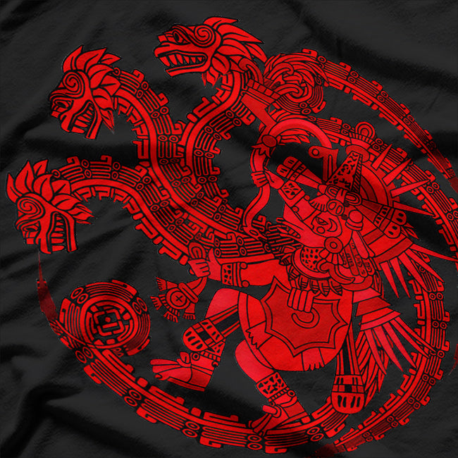 Quetzalcoatl The Feathered Serpent of Aztec Mythology T-Shirt