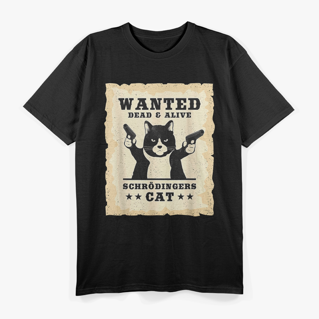 Schrödinger's Cat - Quantum Mechanics and Physics Paradox T-Shirt