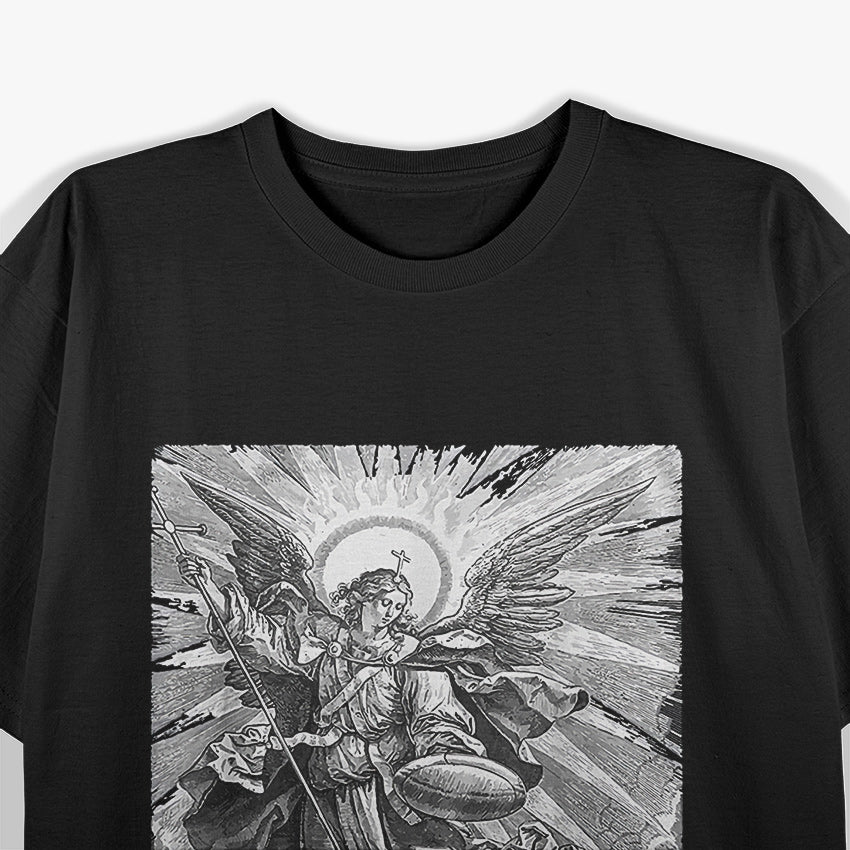 Saint Michael the Archangel Catholic Angel Warrior T-Shirt