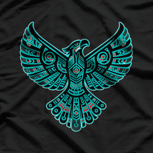 Thunderbird Native American Tribal Art with Powerful Symbolism T-Shirt