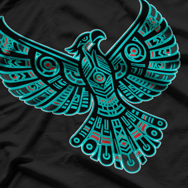Thunderbird Native American Tribal Art with Powerful Symbolism T-Shirt