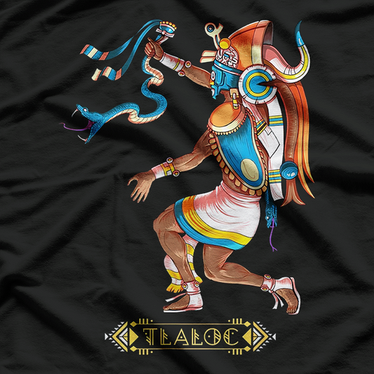 Tlaloc: Aztec God of Rain and Fertility - The Bringer of Life T-Shirt