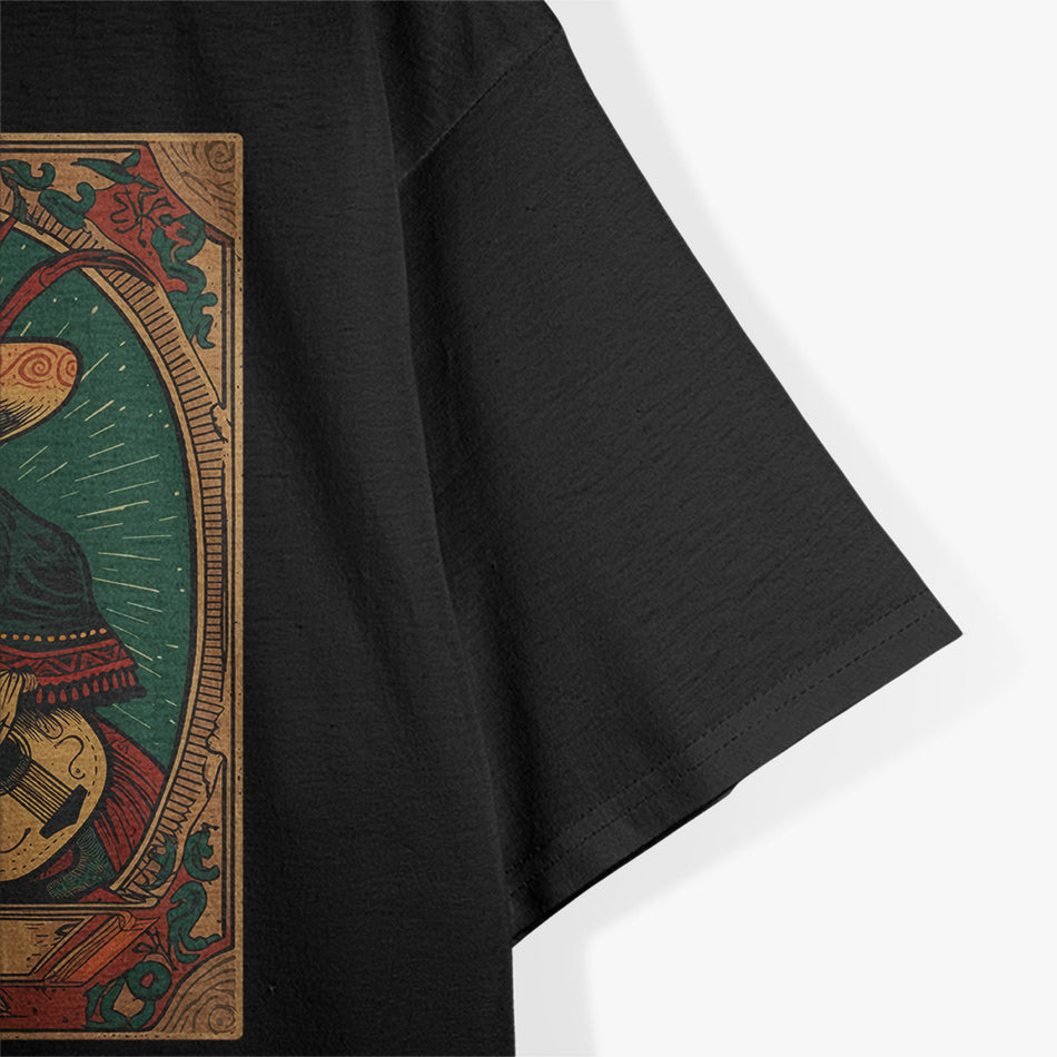 Vintage Day of the Dead - Death Tarot Card Dia de los Muertos T-Shirt