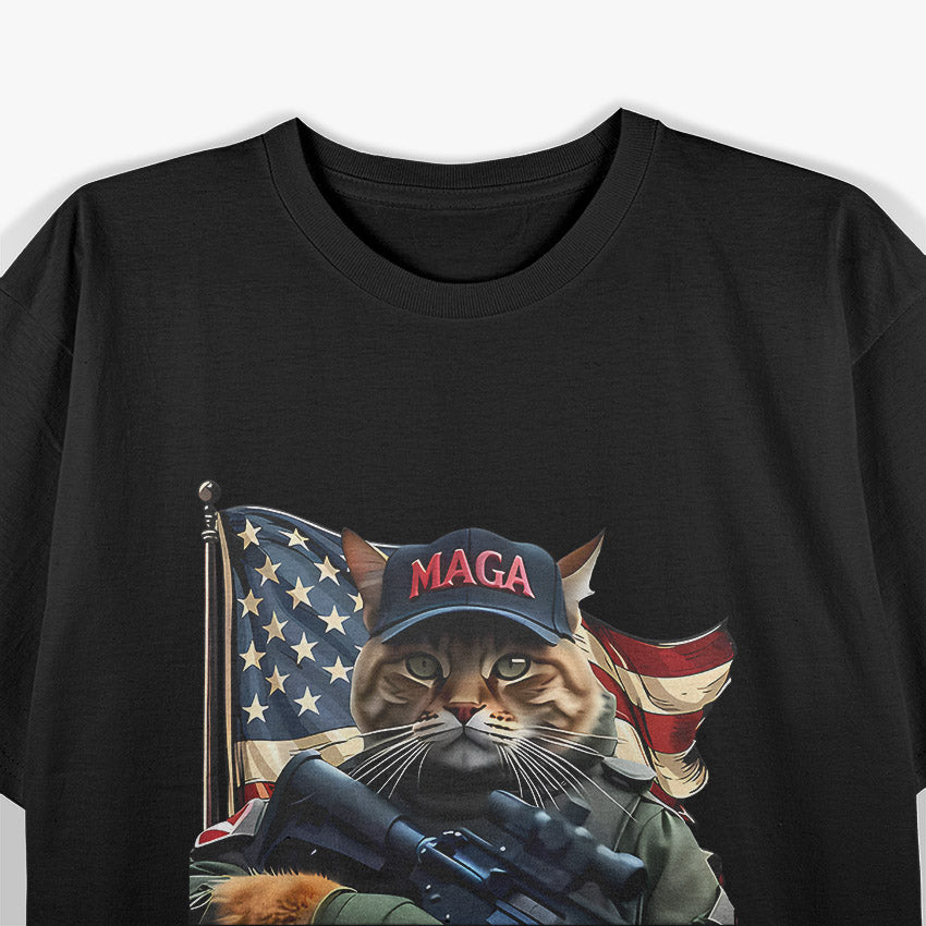 Cats Lives Matter Maga Trump 2024 T-Shirt
