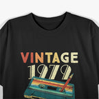 1979 Vintage Music Cassette – 42nd Birthday Gift T-Shirt