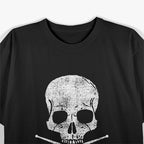 Death Drummer Metal Vintage Drum Set Drumsticks T-Shirt