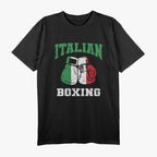 Italian Boxing Gloves - Italy Flag Design for Boxing Team and Pride T-Shirt