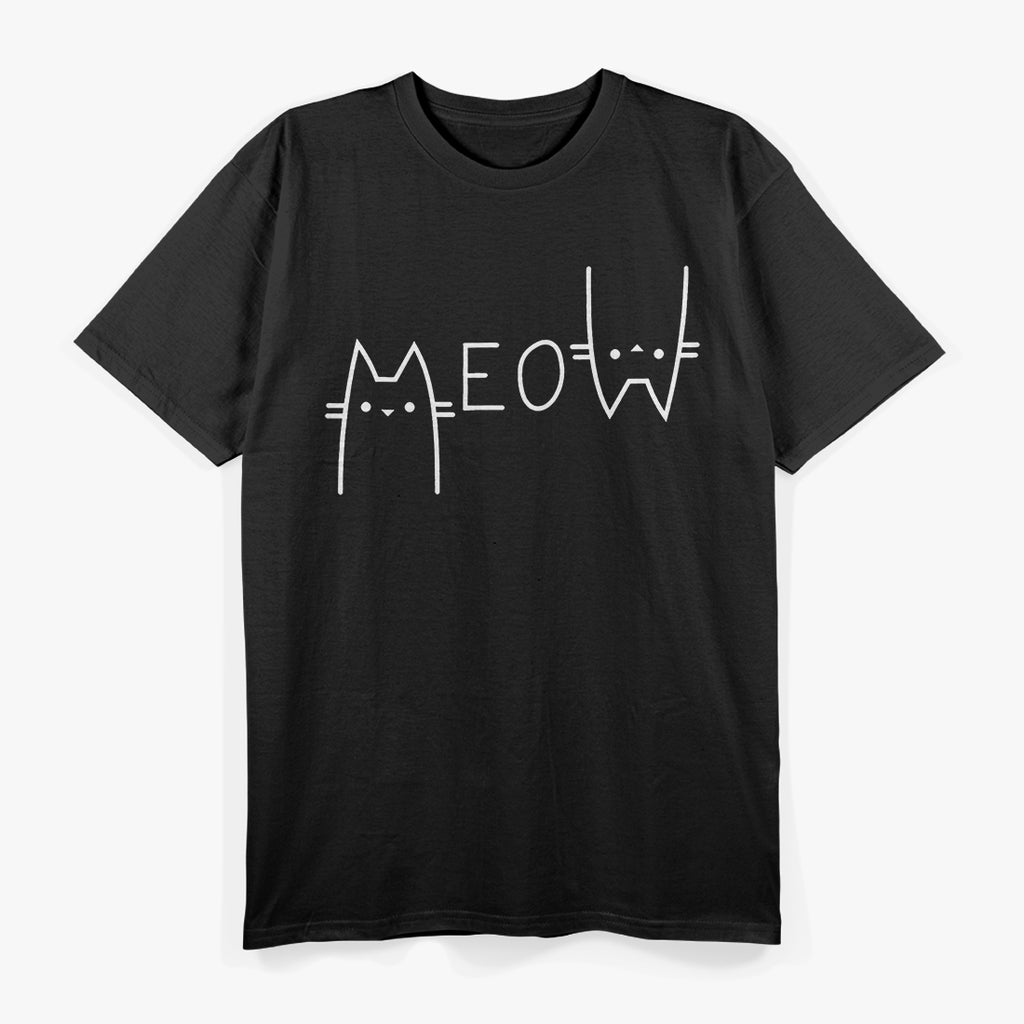 Cat Meow Graphic T-Shirt