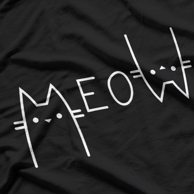 Cat Meow Graphic T-Shirt