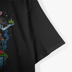 Dancing Mushroom A Playful Twist on Hindu God Imagery T-Shirt