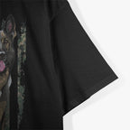 German Shepherd USA Flag Patriotic Shepherd T-Shirt