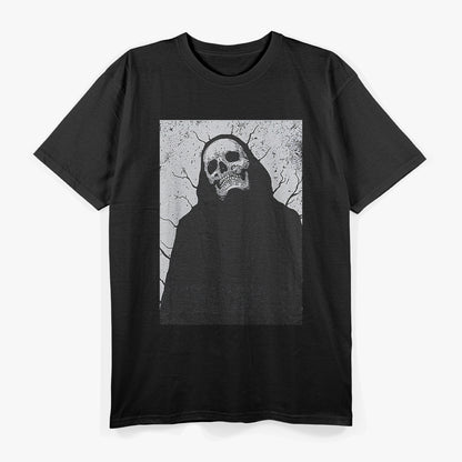 Occult Gothic Dark Unholy Witchcraft Skull for Emo and Goth Aesthetics T-Shirt