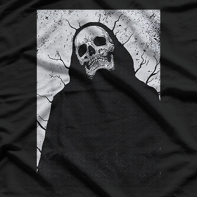 Occult Gothic Dark Unholy Witchcraft Skull for Emo and Goth Aesthetics T-Shirt