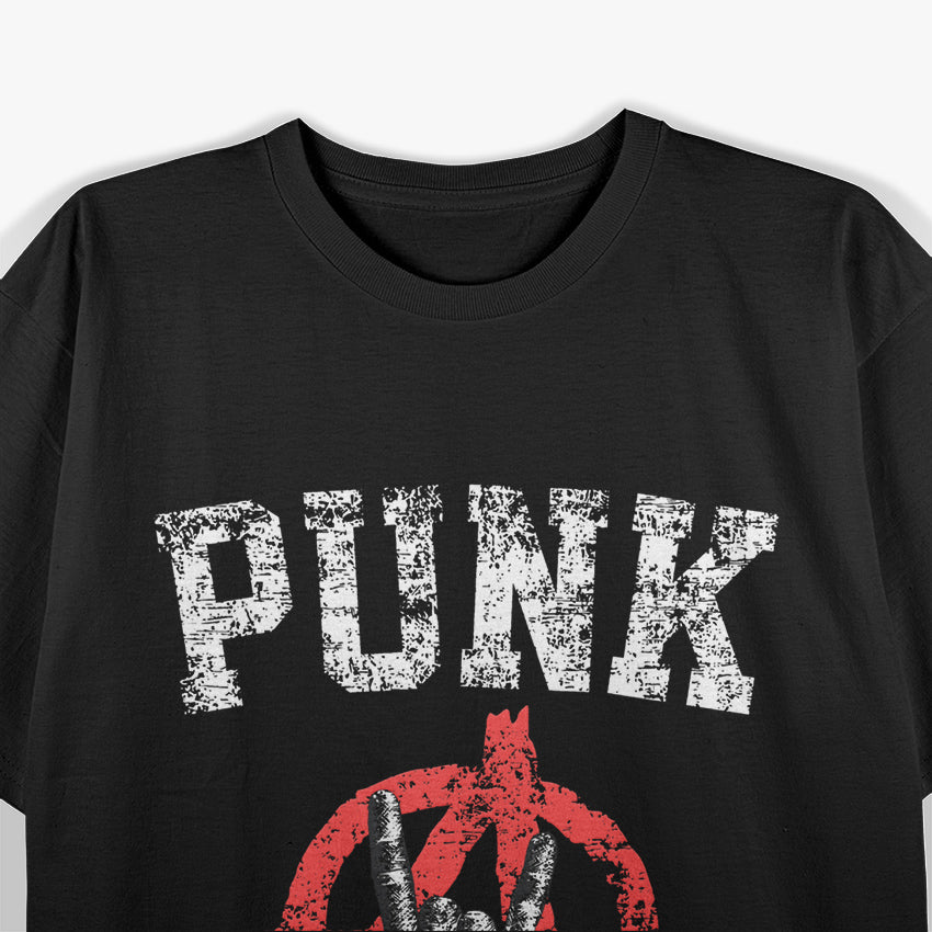 Punks Rock Music Vintage Vibes for True Rebels T-Shirt