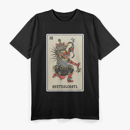 Quetzalcoatl Aztec God of Civilization - A Tribute to Mexico's Ancient Heritage T-Shirt