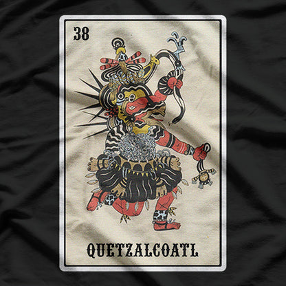 Quetzalcoatl Aztec God of Civilization - A Tribute to Mexico's Ancient Heritage T-Shirt