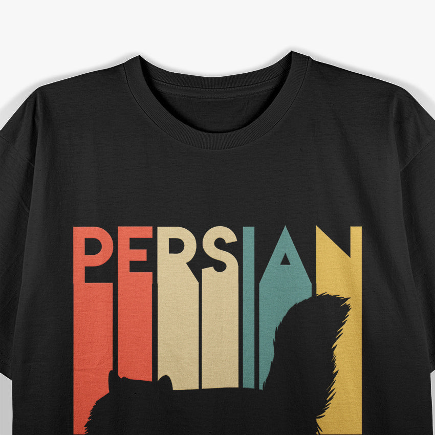 Persian Cat Retro T-Shirt
