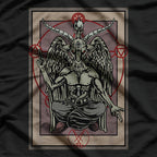 Tarot Goat The Mystical Baphomet Card Design T-Shirt