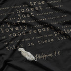 Think On These Things Philippians 4:8 A Bible Verse T-Shirt