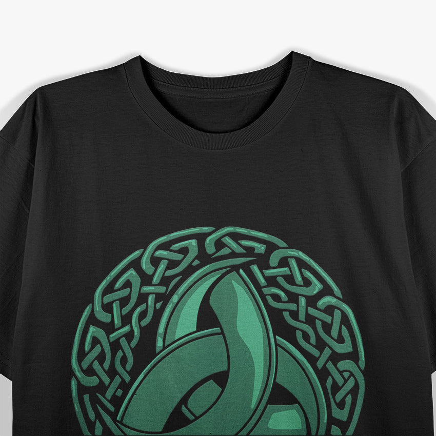 Viking Nordic Warrior: Valhalla and the Trinity Knot T-Shirt
