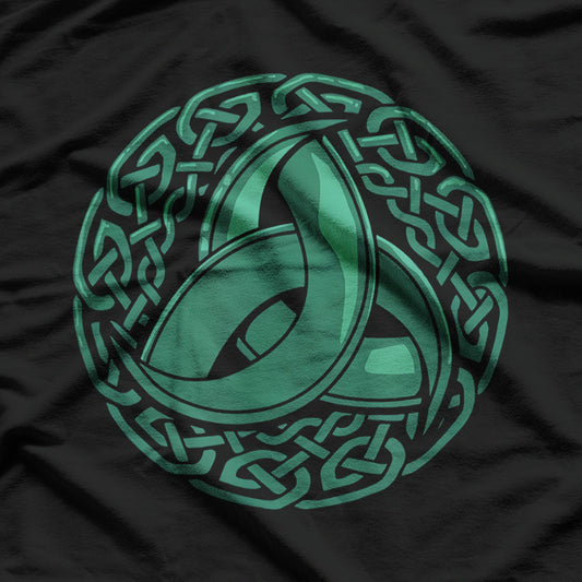 Viking Nordic Warrior: Valhalla and the Trinity Knot T-Shirt