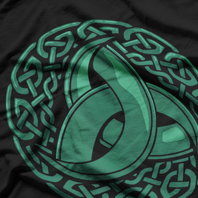 Viking Nordic Warrior: Valhalla and the Trinity Knot T-Shirt