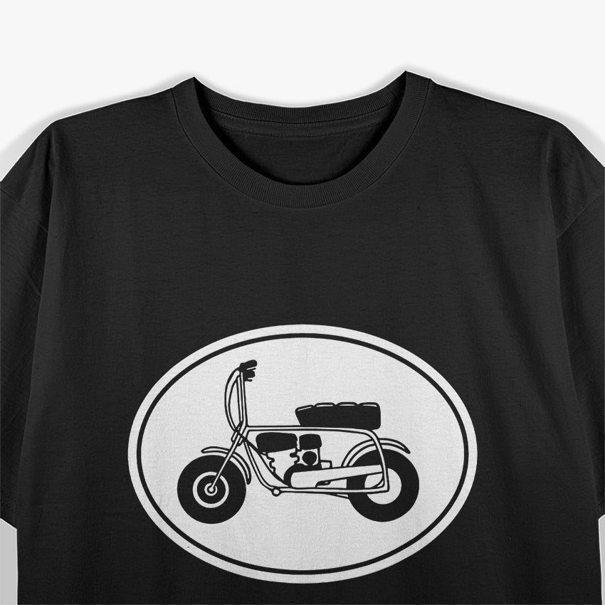 Vintage Mini Bike, Mini Bike Graphic, Biker Enthusiast T-Shirt
