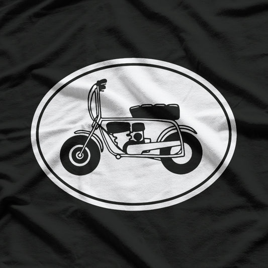Vintage Mini Bike, Mini Bike Graphic, Biker Enthusiast T-Shirt
