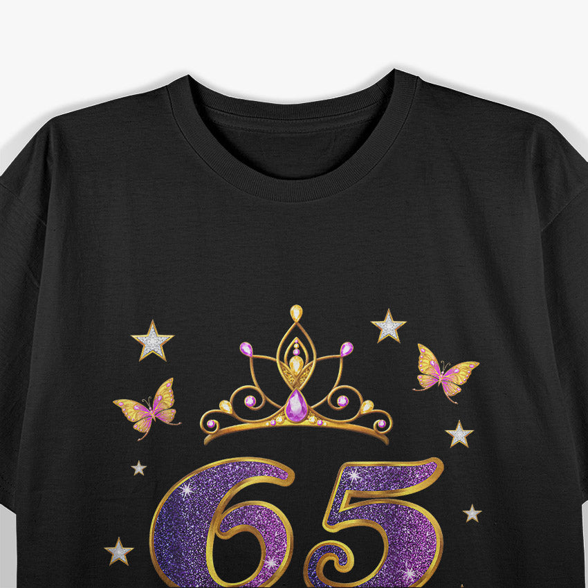 65 and Blessed 65 Years Old Birthday 65th Birthday T-Shirt