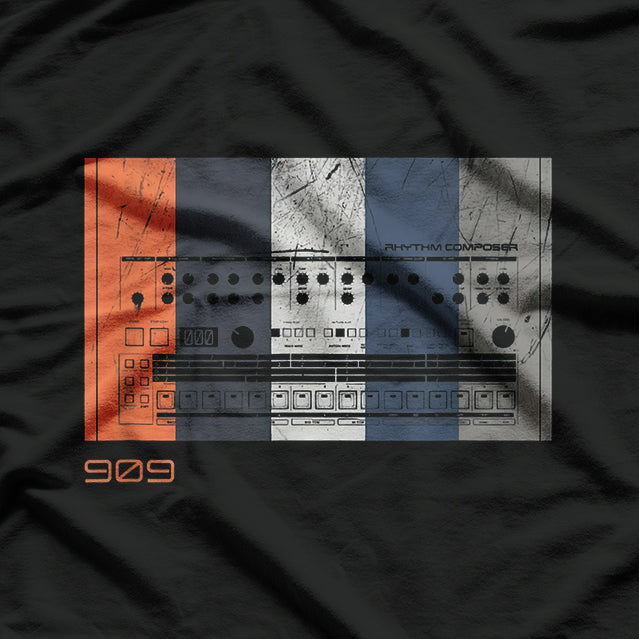 Analog Drum Machine - Retro Synth Vintage 909 T-Shirt