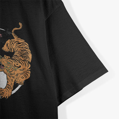 Asian Dragon & Tiger Yin Yang Balance of Power T-Shirt