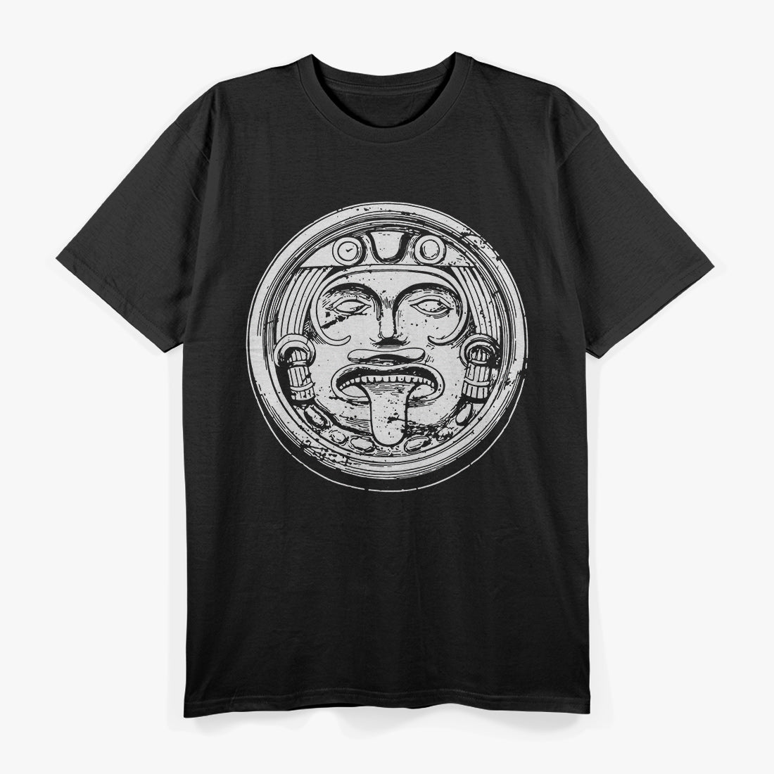 Aztec Face Mask Symbol of the Gods T-Shirt