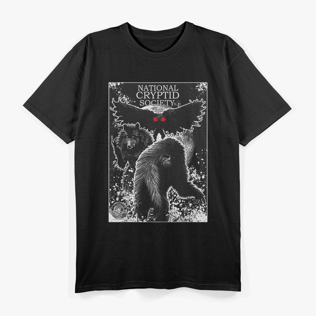 Bigfoot, Dogman, Mothman - National Cryptid Society Legends T-Shirt