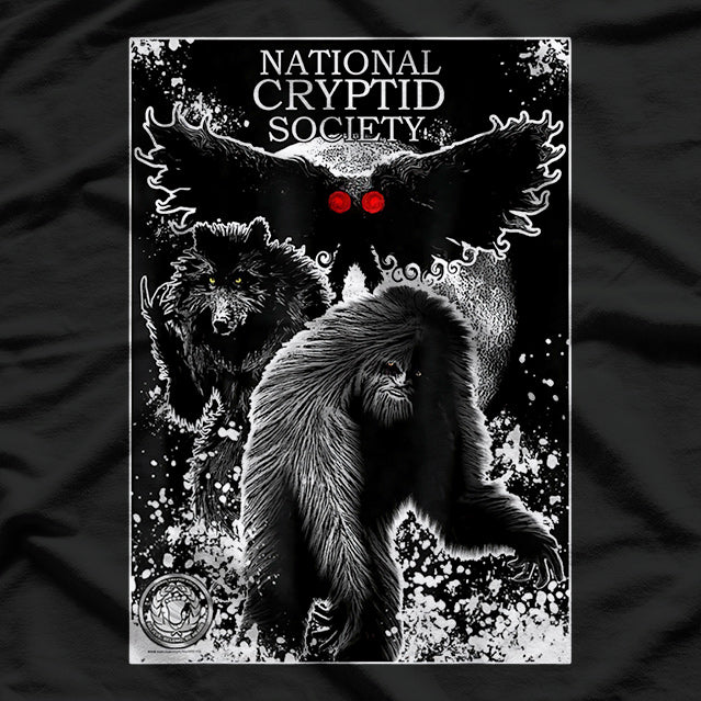 Bigfoot, Dogman, Mothman - National Cryptid Society Legends T-Shirt
