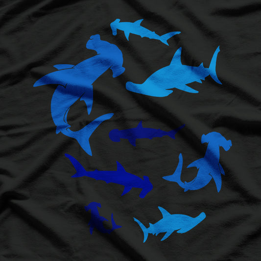 Shark Swimming In The Ocean Water T-Shirt