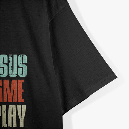 Jesus Name I Play Drums God Drumming Music T-Shirt