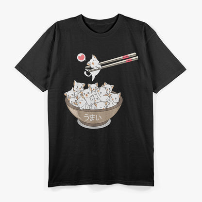 Kawaii Cat Ramen T-Shirt