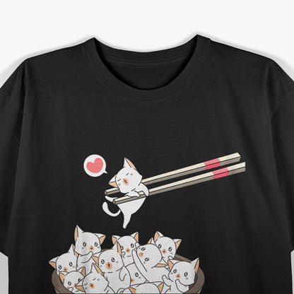 Kawaii Cat Ramen T-Shirt