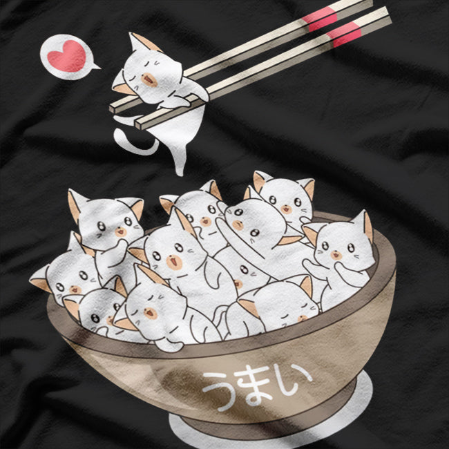 Kawaii Cat Ramen T-Shirt