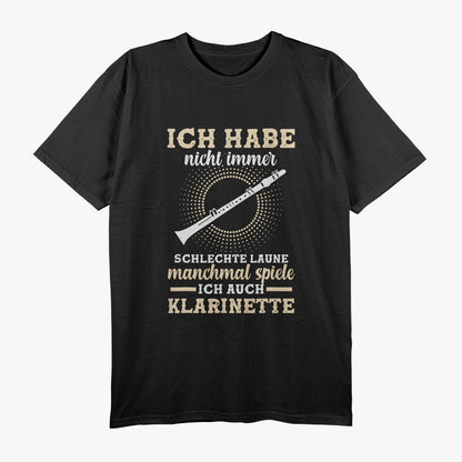 Klarinette Musiker – Clarinetists, Orchestra Performers, and Jazz Enthusiasts T-Shirt