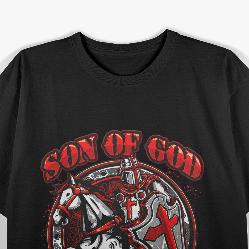 Knights Templar Son of God, Warrior of Christ T-Shirt