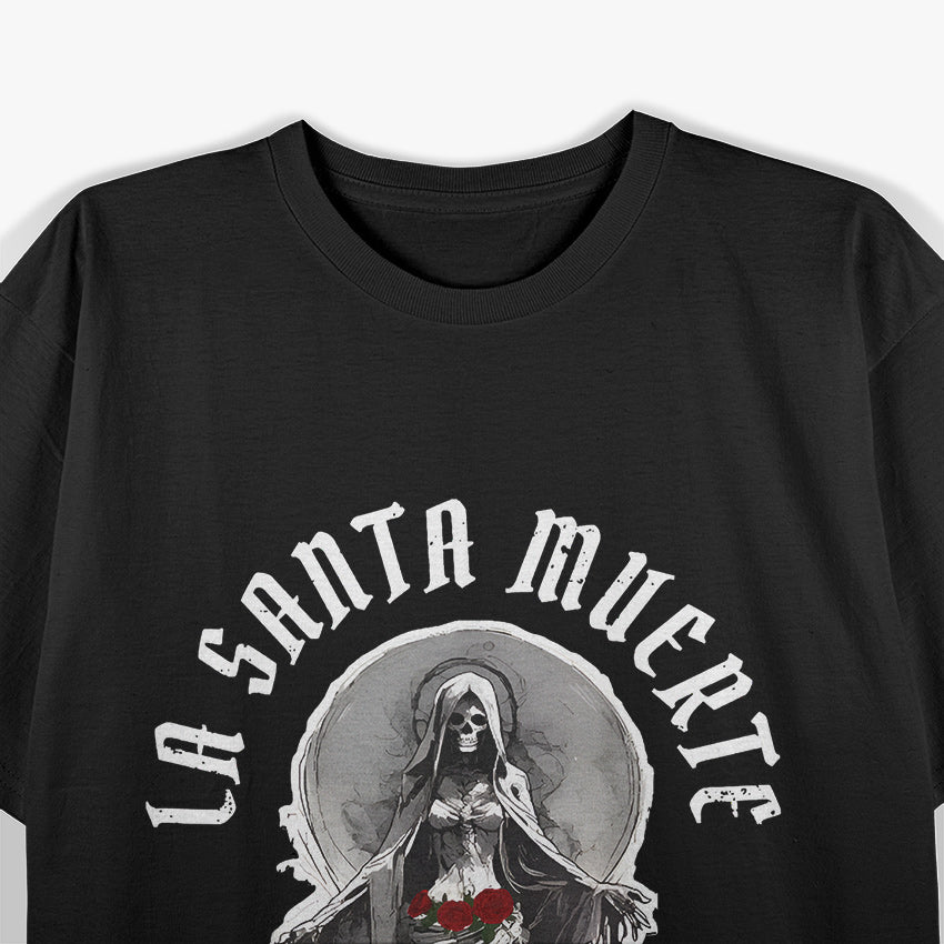 La Santa Muerte Saints of Holy Death Statue T-Shirt